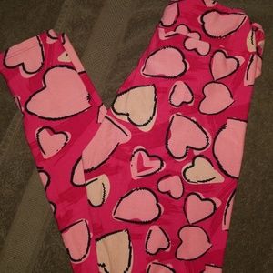 ❤Valentines Leggings❤ LulaRoe OS Leggings